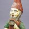 Large Terracotta Garden Gnome with Toad Stool, Germany, 1920s 3