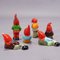 Tiny Terracotta Garden Gnomes, Germany, 1950s, Set of 6 3
