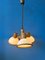 Lampe à Suspension Mid-Century en Bois avec Trois Abat-jours en Verre Acrylique de Steinhauer 2