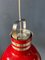 Space Age Red Bucket Pendant Lamp from Ateljé Lyktan, Image 8