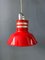 Space Age Red Bucket Pendant Lamp from Ateljé Lyktan 6