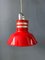 Space Age Red Bucket Pendant Lamp from Ateljé Lyktan, Image 6