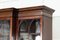 19th Century English Mahogany Arched Glazed Bookcase Cabinet, 1880s 11