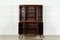 19th Century English Mahogany Arched Glazed Bookcase Cabinet, 1880s 2