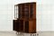 19th Century English Mahogany Arched Glazed Bookcase Cabinet, 1880s 6