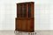 19th Century English Mahogany Arched Glazed Bookcase Cabinet, 1880s 5