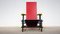 Roter & Blauer Stuhl von Gerrit Rietveld für Cassina, 1890er 7