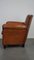 Vintage Brown Leather Armchair 5