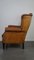 Large English Leather Wing Chair, Image 5