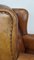 Large English Leather Wing Chair 9