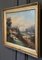 Paisaje ribereño y montañas en la distancia, de finales del siglo XIX, óleo sobre lienzo, enmarcado, Imagen 4