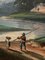 Paisaje ribereño y montañas en la distancia, de finales del siglo XIX, óleo sobre lienzo, enmarcado, Imagen 7
