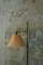 Lámpara de pie danesa ajustable Mid-Century Modernism de acero, años 50, Imagen 10