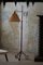 Lámpara de pie danesa ajustable Mid-Century Modernism de acero, años 50, Imagen 7