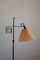 Lámpara de pie danesa ajustable Mid-Century Modernism de acero, años 50, Imagen 5