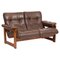 Coja Leather Loveaseat Sofa, 1960s 1