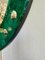 Venezianischer Runder Spiegel mit Smaragdgrünem Rand 7