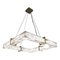 Talassa Shiny Gold Metal Pendant Lamp by Alabastro Italiano, Image 1