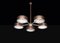 Lámpara de araña Chaos de cobre de Alabastro Italiano, Imagen 1