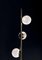 Lámpara de pie Ofione de metal negro cepillado de Alabastro Italiano, Imagen 3