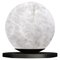 Ofione Brushed Black Metal Table Lamp by Alabastro Italiano, Image 1