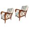 Mid-Century Armchairs in the style of Paolo Buffa, Italy, 1950s, Set of 2 1