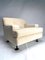 Square White Velvet Chairs with Teak Feet attributed to Marco Zanuso for Arflex, Italy, 1962, Set of 2 4