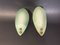 Sconces in Satin Glass and Brass, Italy, 1950s, Set of 2 5