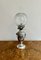 Antique Victorian Silver-Plated Oil Table Lamp, 1870s, Image 3