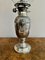 Lampada da tavolo antica vittoriana placcata in argento a olio, metà XIX secolo, Immagine 6