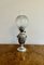 Antique Victorian Silver-Plated Oil Table Lamp, 1870s 1