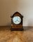 Horloge de Support Antique Édouardienne en Acajou Marqueté, 1900 5