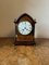 Antique Edwardian Mahogany Inlaid Bracket Clock, 1900, Image 1