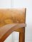 Große italienische Art Deco Sessel aus Holz & schwarzem Kunstleder, 2 . Set 20