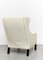 Mid-Century Wingback Chair & Ottoman attributed to Børge Mogensen, Set of 2 6