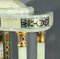 Napoleon III Uhr mit Säulen aus Onyx und Emaille, 19. Jh. 10