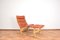 Mid-Century Norwegian Siesta Lounge Chair & Ottoman by Ingmar Relling for Westnofa, 1960s, Set of 2 1
