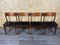 Chaises de Salle à Manger Modernes en Teck, Danemark, 1960s, Set de 4 1