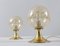 Space Age Mushroom Table Lamps, Germany, 1970s, Set of 2 2