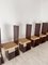 Esszimmerstühle mit Sitz aus lackiertem Holz & Stroh, Italien, 1970er, 6er Set 12