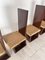 Sillas de comedor de madera lacada y asiento de paja, Italia, años 70. Juego de 6, Imagen 8