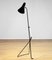 Swedish Black Grasshopper Floor Lamp by Svend Aage Holm Sorensen for Asea, 1950s 8