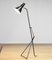 Swedish Black Grasshopper Floor Lamp by Svend Aage Holm Sorensen for Asea, 1950s 9