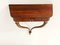 Walnut Wall-Mounted Console Table / Nightstand attributed to Guglielmo Ulrich, Italy, 1950s, Image 8