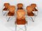 Cantilever Chairs with Armrests by Gastone Rinaldi, Italy, 1970s, Set of 6, Image 3