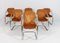 Cantilever Chairs with Armrests by Gastone Rinaldi, Italy, 1970s, Set of 6 2