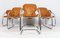 Cantilever Chairs with Armrests by Gastone Rinaldi, Italy, 1970s, Set of 6 4