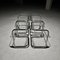 Tubular Frame Wire Chairs, Italy, 1980s, Set of 4 6