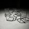 Tubular Frame Wire Chairs, Italy, 1980s, Set of 4 9