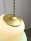 Mid-Century Italian Brass and Green Glass Pendant Lamp, 1960s 15